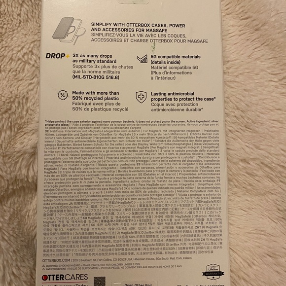 OtterBox Symmetry+ Plus Series Protective Case iPhone 14 Plus Fairy Dust NIB - Picture 5 of 5